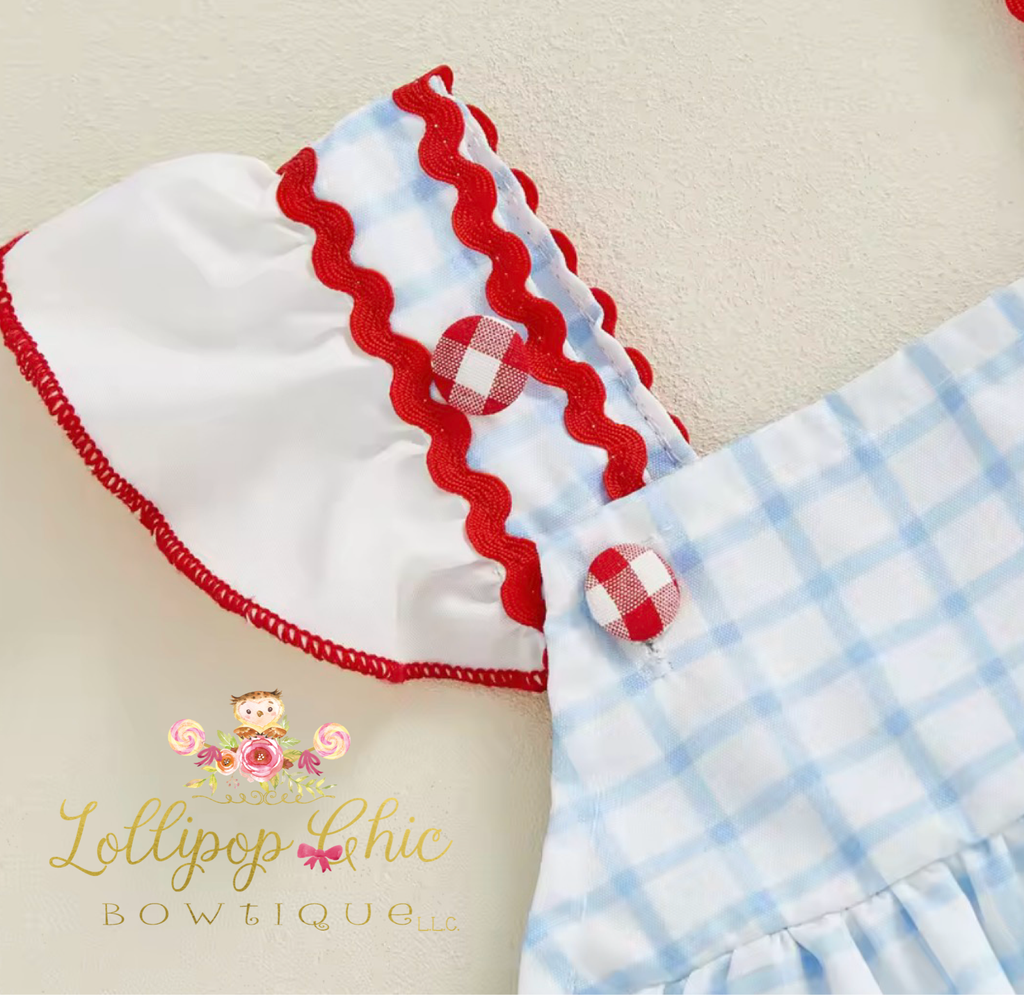 Baby and Toddler Girl Baseball Frilly Short Set