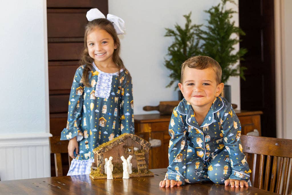 Christmas 2025 Pajamas - Gown With Bloomers - Manger