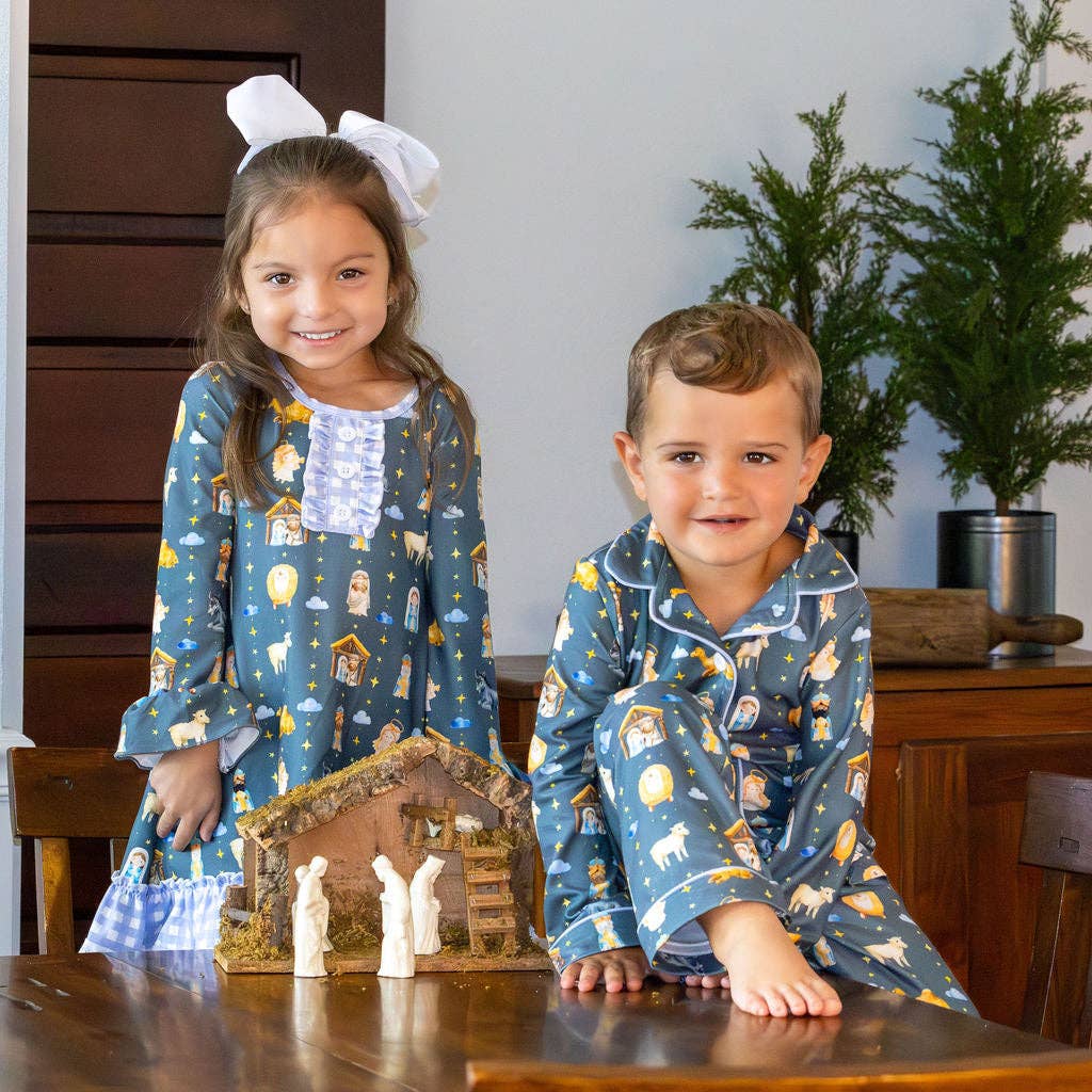 Christmas 2025 Pajamas - Gown With Bloomers - Manger