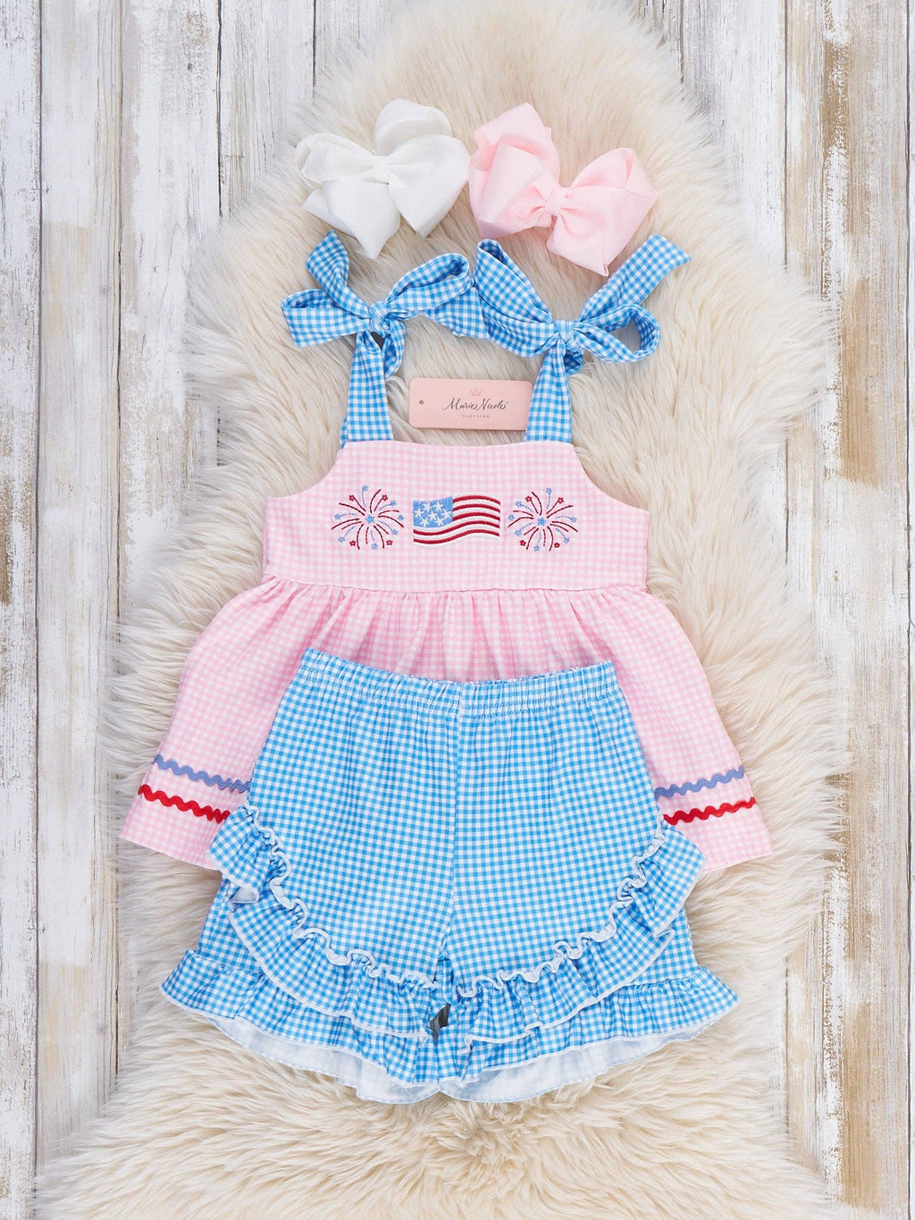 Freedom Sparkles Embroidered Outfit