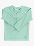 Boys Sage Long Sleeve Zipper Rash Guard