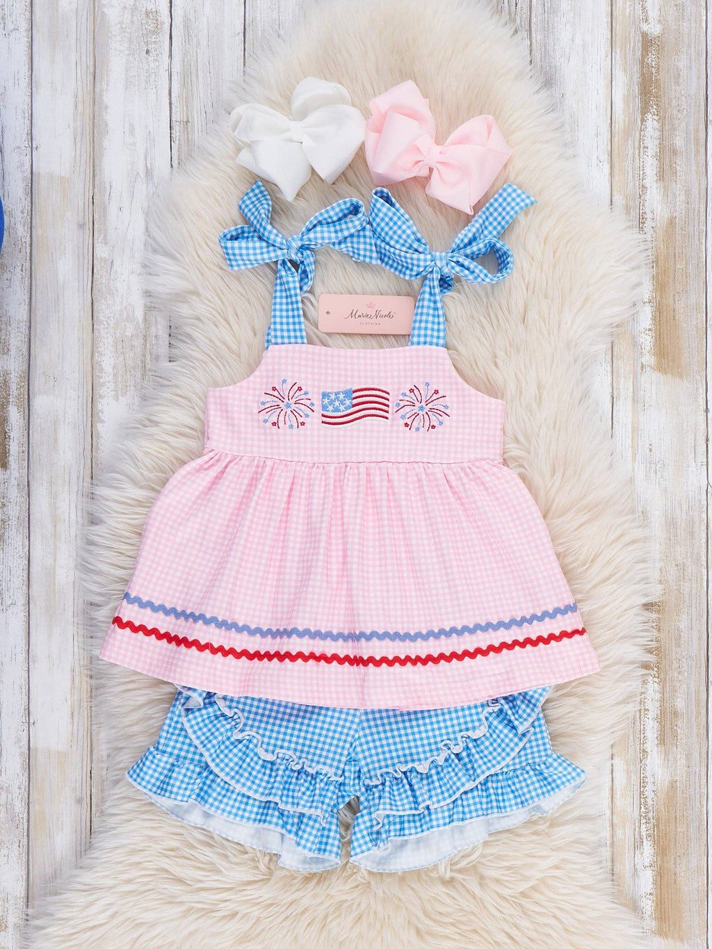 Freedom Sparkles Embroidered Outfit