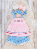 Freedom Sparkles Embroidered Outfit