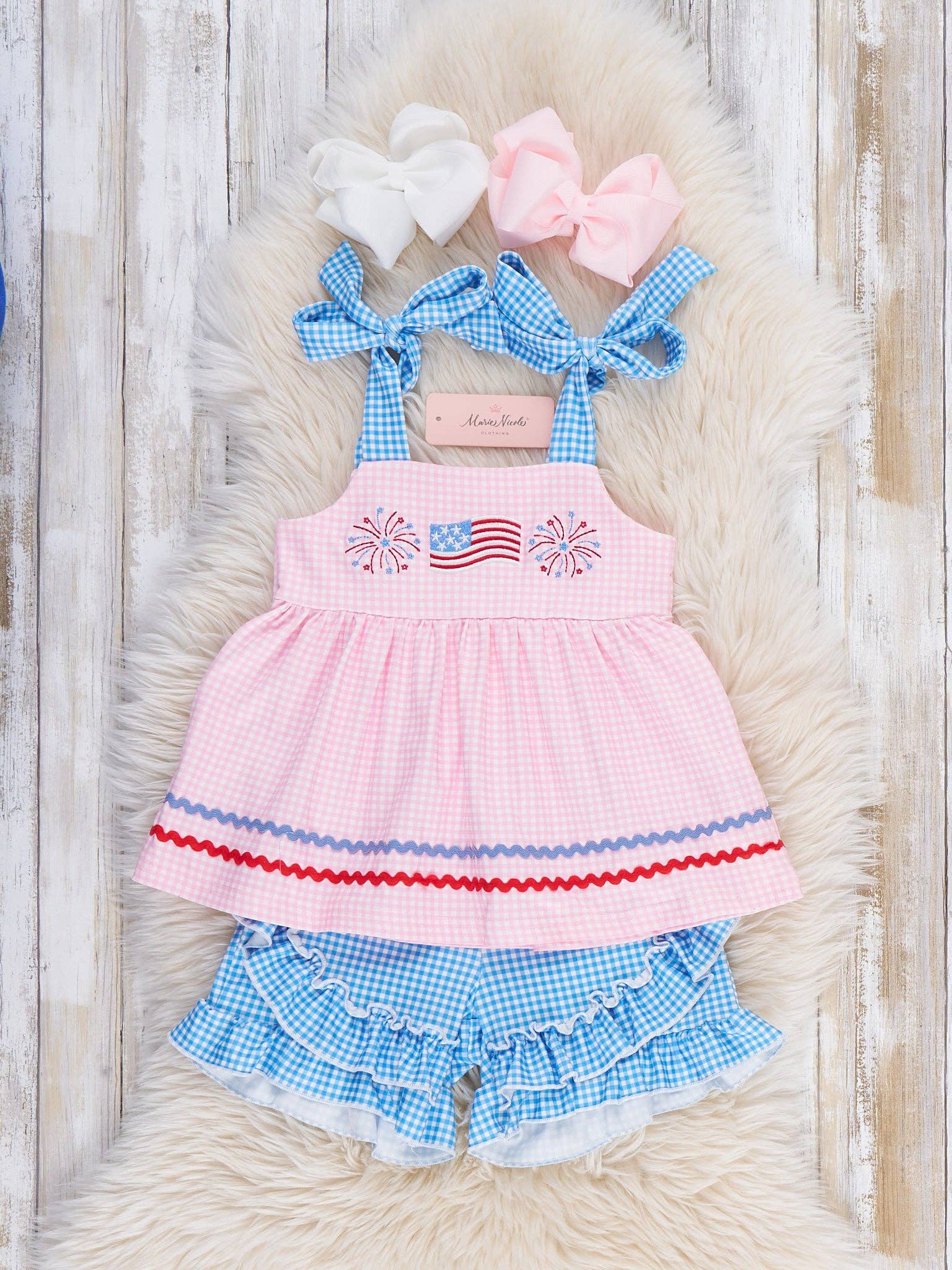 Freedom Sparkles Embroidered Outfit