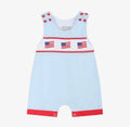Stars & Stripes Smocked Romper
