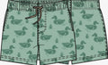 Boys Sage Mallard Color Changing Performance Hybrid Swim Trunks