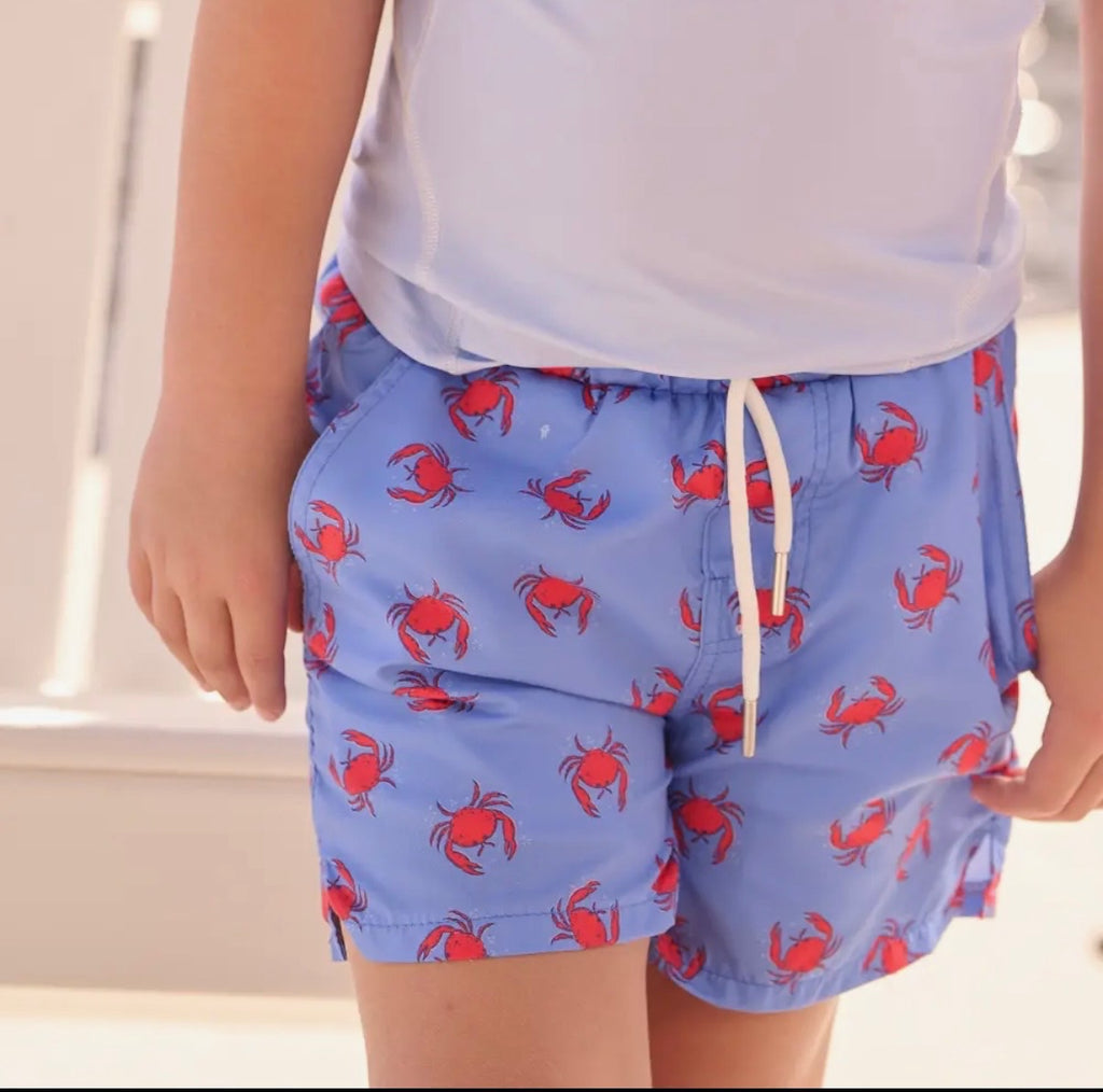 Boys Swim Shorts Coastal Crab
