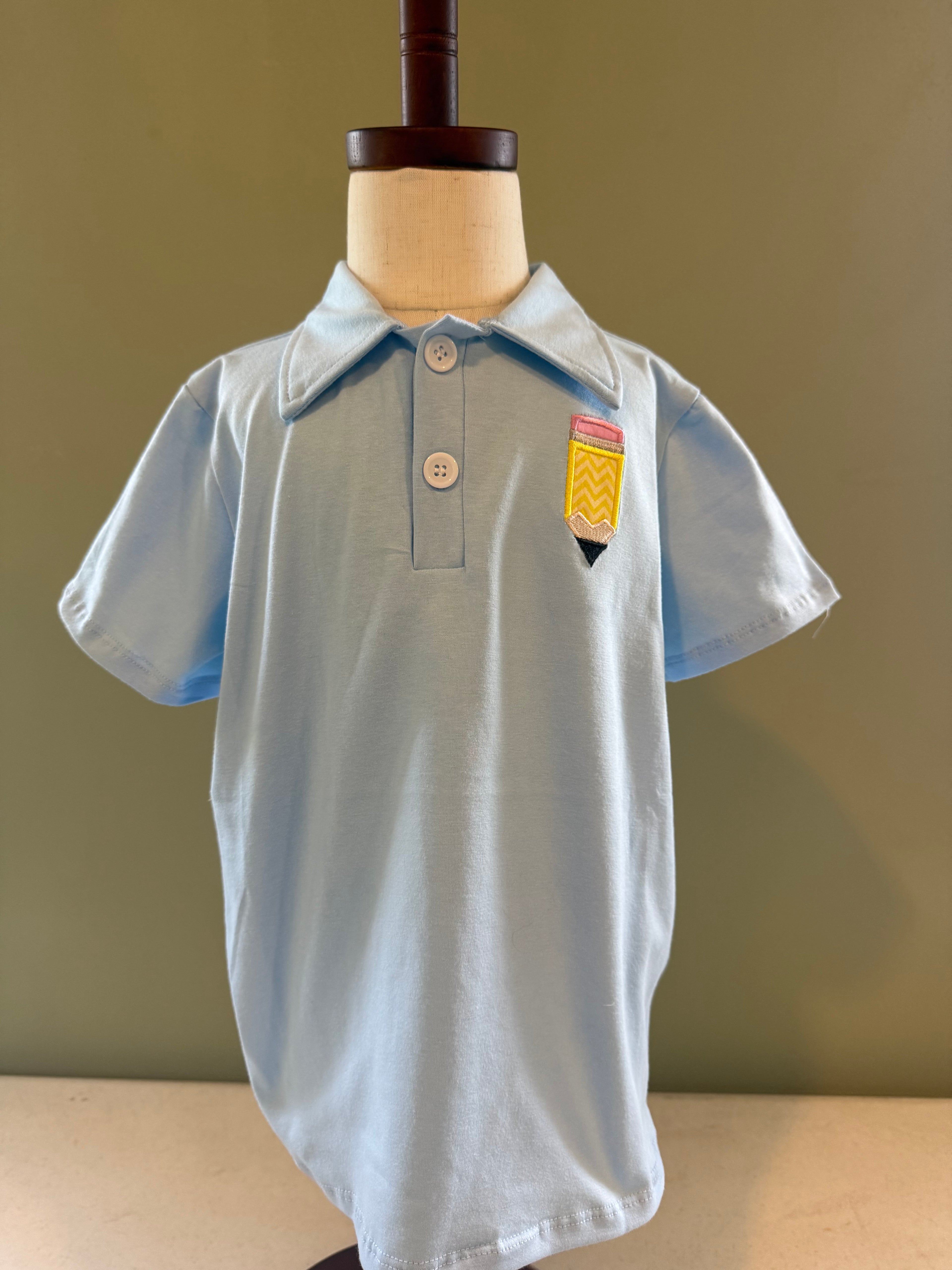 Short Sleeve Back to School Polo