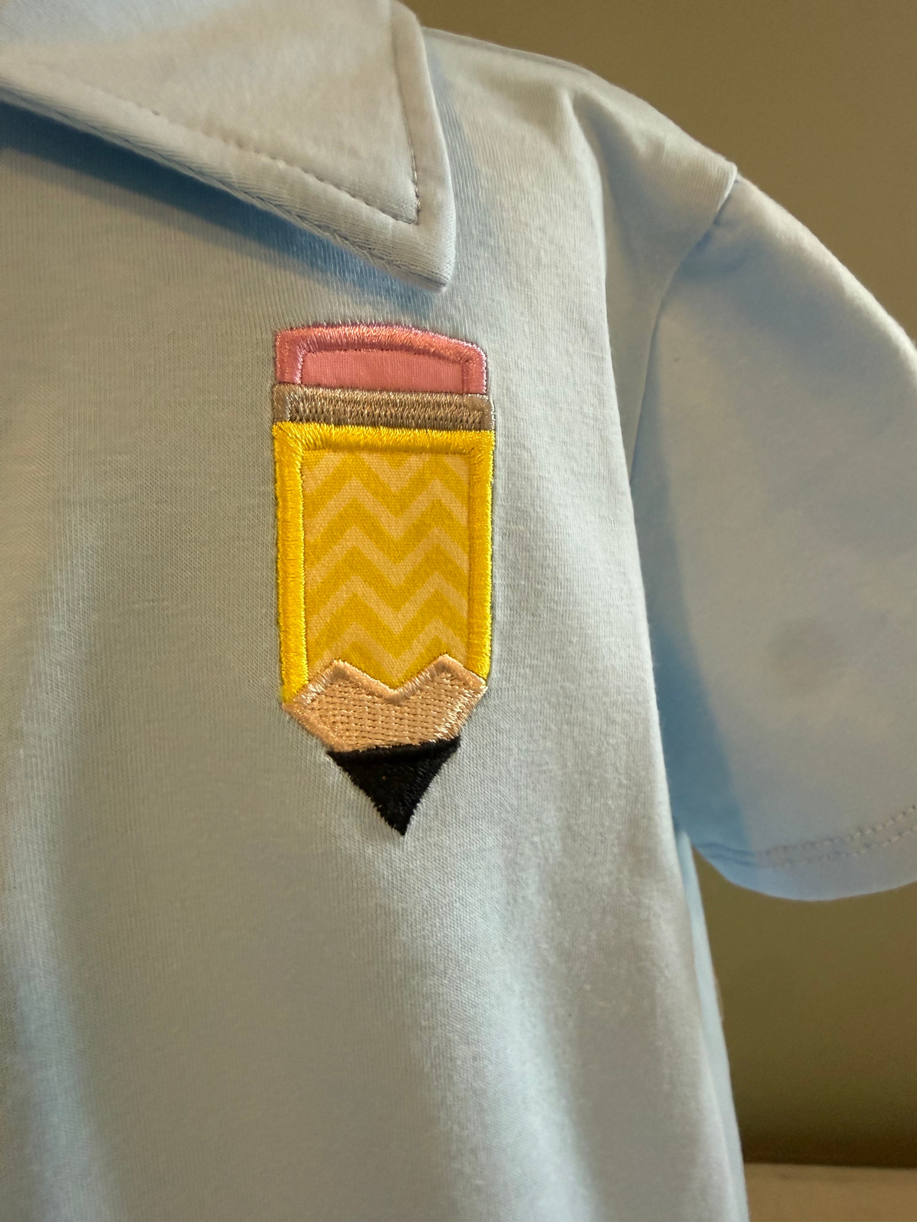 Short Sleeve Back to School Polo