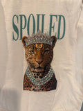Short Sleeve Onesie - Leopard Spoiled