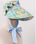 Lemon Print Bow Bonnet
