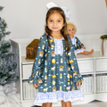 Christmas 2025 Pajamas - Gown With Bloomers - Manger