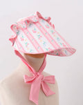 Blush Floral Ruffle Bonnet